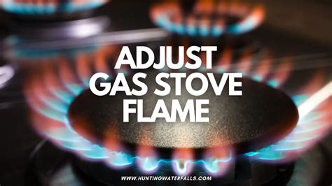 kenmore gas stove flame adjustment